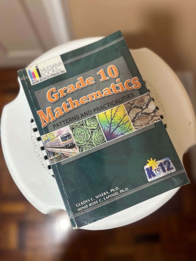 Essential Mathematics for the Modern World by Nocon (Category: Textbooks) located in Santa Rosa. Submitted by acw0604 (Listing ID 1470220473, Image 3). Description: - Title: Essential Mathematics for the Modern World - Authors: Rizaldi C. Nocon and Ederlina G. Nocon - Condition: Clean pages inside, standard textbook format - Design: Green cover with geometric and binary code patterns - Ideal for: College students taking general education mathemat