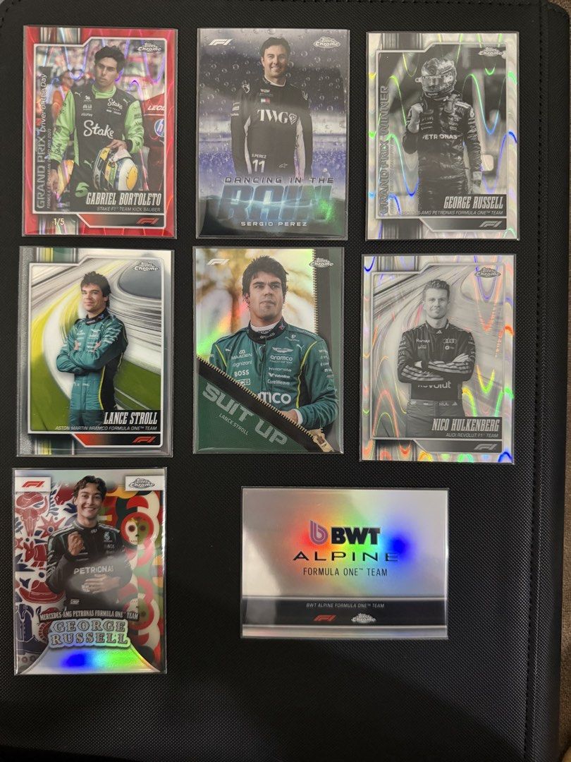 F1 TOPPS CHROME 2026 ASSORTED CARDS (Category: Raw Singles) located in Pasig City. Submitted by cosmicstone23 (Listing ID 1470258939, Image 1). Description: All are sleeved; fresh pull from value box Price match with eBay just offer your price.