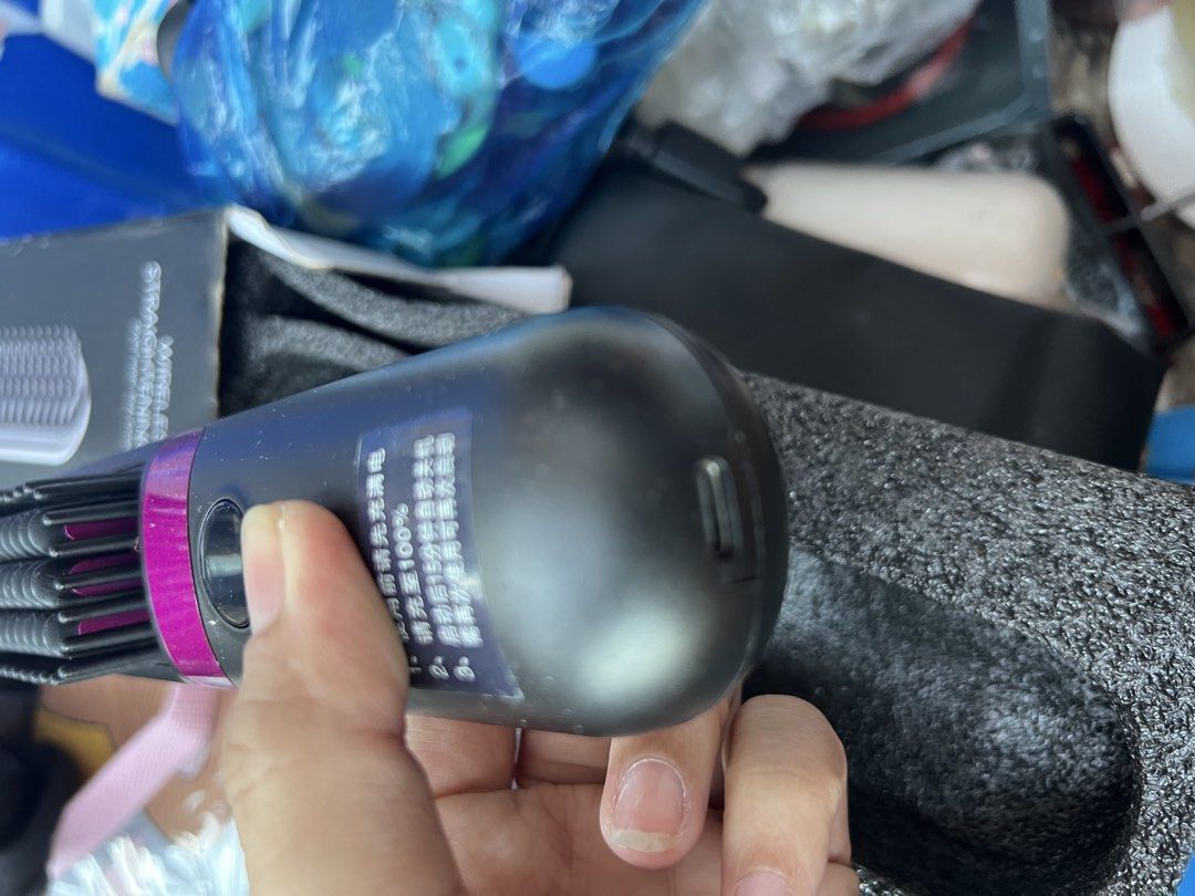 F9 Wireless straightening comb (Category: Hair) located in Manila. Submitted by macks_toys (Listing ID 1470309332, Image 3). Description: 📌You may send DM for your inquiries. ✨KINDLY CHECK EACH DETAILS✨ 🔳 From Japan/UK Surplus items 🔳 Rechargeable type C 🔳 Working 🔳 Manage your expectations since it’s preloved and from Surplus Items 🔳 WYSIWYG ✨ Thank you! ✨.