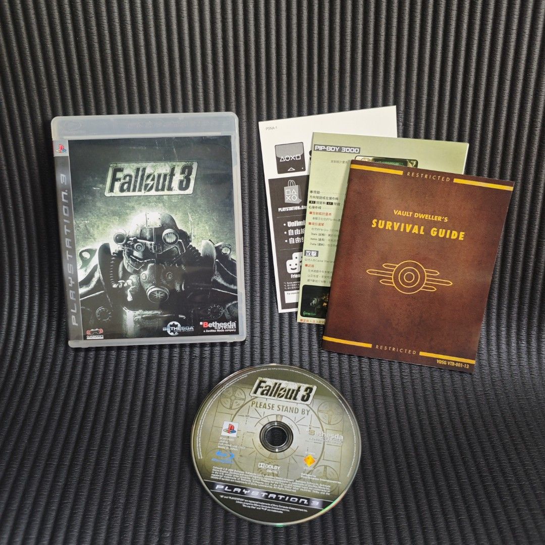 Fallout 3 PS3 Game R3 CIB (Category: PlayStation) located in Quezon City. Submitted by shopme_gadget30 (Listing ID 1470206488, Image 1). Description: kindly read the details first for sale fixed price mint condition tested and working with Case and disc game (no scratches) with Manual compatible to ps3 console R3 Region qc area meet up: sm north shipping fee must shoulder by the buyer via lalamove or grab payment: bdo/gcash happy gaming everyone.