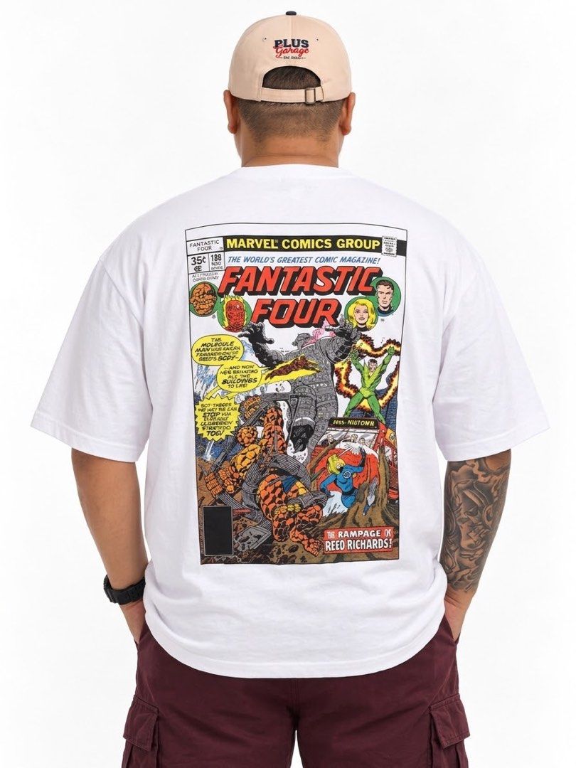 Fantastic Four Plus Size Shirt - 3XL (Category: Tshirts & Polo Shirts ) located in Las Pinas. Submitted by plusgarage.ph (Listing ID 1470144568, Image 1). Description: Cut tag.