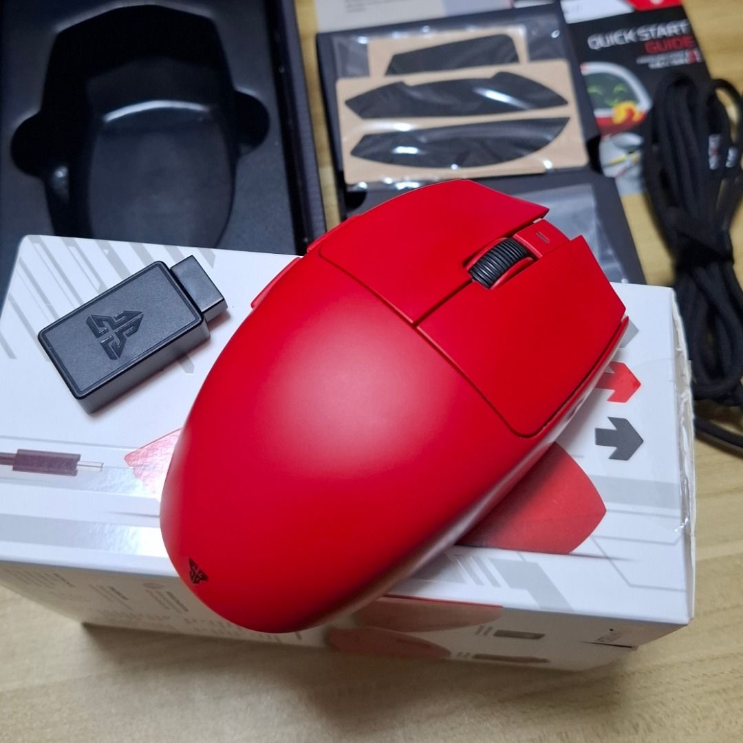 Fantech Aria II XD7 V2 1k Wireless Gaming Mouse (Category: Mouse & Mousepads) located in Makati City. Submitted by mrgrtteb (Listing ID 1470295941, Image 2). Description: FANTECH Aria II XD7 V2 1k Wireless Gaming Mouse in RED 3-mode wireless game mouse double 8K return rate PIXART3395 53g lightweight video game mouse Complete full box set. Lightly used, tested lang. Price: 4000 See last pic for more description. Loc: Makati Shipping/pickup c/o bu