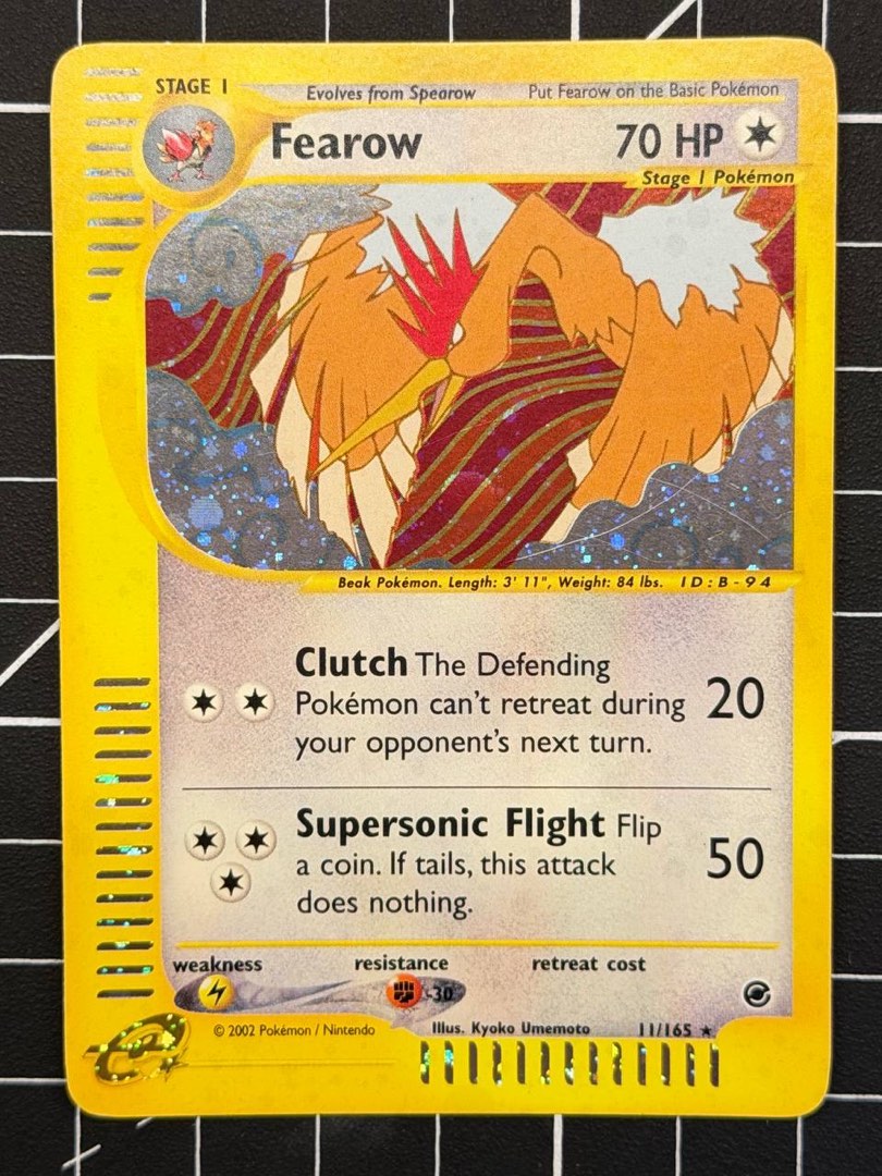 10 Rarest Cars Fearow 11/165 Rare, Toys & Collectibles, Trading Cards, Raw Singles on ...