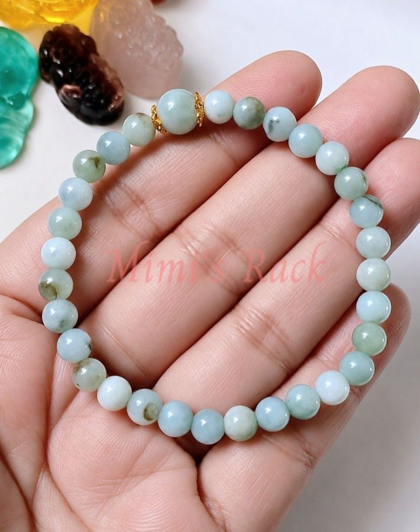 Fei Cui Jade Natural Stone Bracelet (Category: Bracelets) located in Taguig. Submitted by mimisrack (Listing ID 1470177932, Image 1). Description: 💚🍀 Good Luck & Fortune — traditionally cherished in Chinese culture as a symbol of blessings and auspicious opportunities. 💰 Wealth & Prosperity — associated with abundance, success, and financial well-being. 🛡️ Protection & Safety — jade is traditionally worn as a protective talisman for peace and