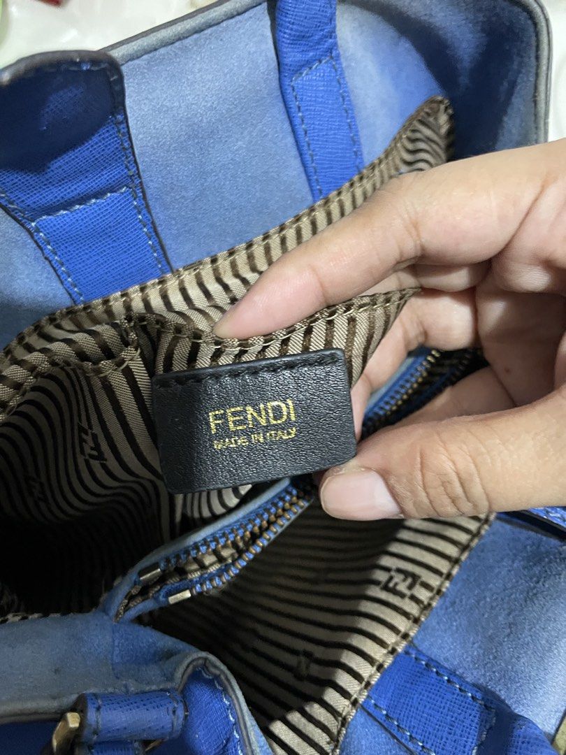Fendi sling (Category: Luxury Bags & Wallets) located in Malabon City. Submitted by bagsnilucas (Listing ID 1470262835, Image 3). Description: Not sure if original Kindly check on your own Flaws in the front and last pic With qr and code.