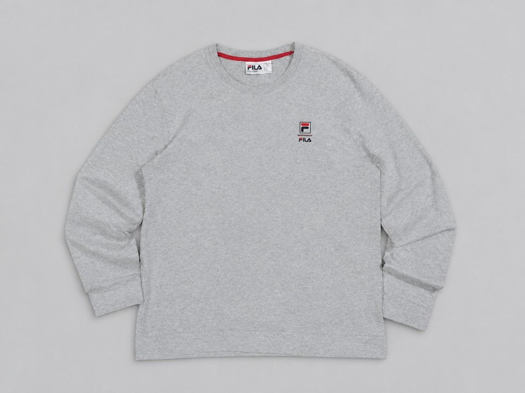 FILA' CREW NECK SWEATSHIRT (Category: Coats, Jackets and Outerwear) located in Saint Bernard. Submitted by j0h_mhongg (Listing ID 1470180889, Image 1). Description: - DIMES: 23 × 27 - L ON TAG - NO ISSUE - GOOD AS NEW CONDITION - 10/10 COLOR RATE - FILA' CREW NECK SWEATSHIRT - WE HAVE A FREEBIES ITEMS.