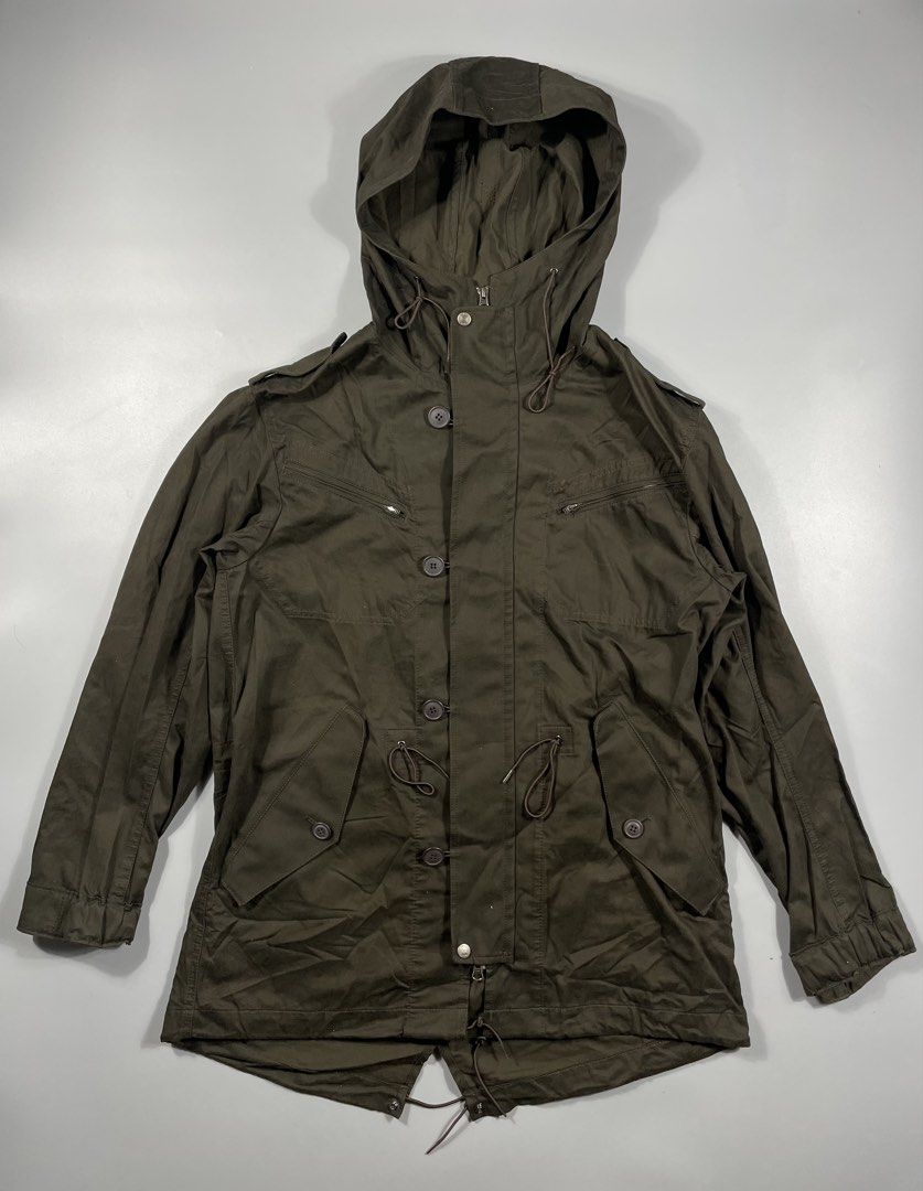 Final Home Fishtail Parka hoodie jacket Vintage (Category: Activewear) located in Taguig. Submitted by _curatedfits (Listing ID 1470320622, Image 1). Description: Final Home Vintage Parka hoodie jacket Vintage Size: Medium Width 22” Length 32” Sleeve 24” Light or unnoticeable stain or discoloration - 13,500 Dm! .