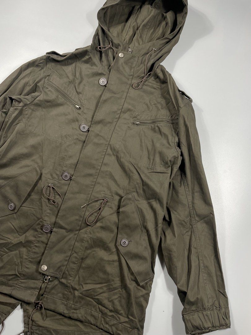 Final Home Fishtail Parka hoodie jacket Vintage (Category: Activewear) located in Taguig. Submitted by _curatedfits (Listing ID 1470320622, Image 2). Description: Final Home Vintage Parka hoodie jacket Vintage Size: Medium Width 22” Length 32” Sleeve 24” Light or unnoticeable stain or discoloration - 13,500 Dm! .