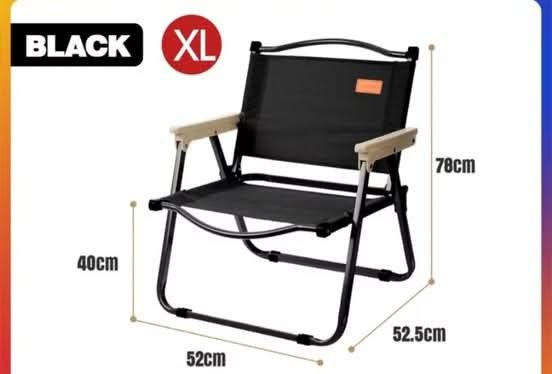 fishing chair Khaki Black (Category: Chairs) located in Manila. Submitted by joydolor (Listing ID 1470171145, Image 3). Description: fishing chair Khaki Black.