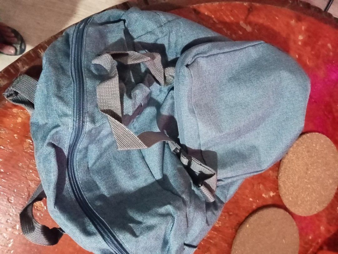 Foldable Denim Backpack (Category: Backpacks) located in Cebu City. Submitted by cleverwind.221754 (Listing ID 1470162745, Image 1). Description: Selling Foldable backpack, in excellent condition. Never been used. For pick-up or delivery. Buyer will pay for shipping fees if for delivery. Location: Near San Carlos South Campus, CTS/CCMC. In Cebu City. Check out also our other items: https://garage-sale.pages.dev.