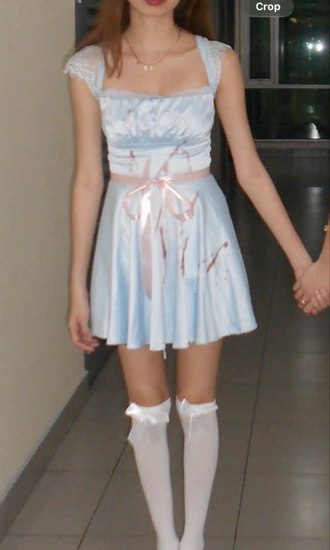 [FOR RENT] SHINING TWINS/CINDERELLA COSTUME (Category: Dresses) located in Makati City. Submitted by blingbinz (Listing ID 1470208583, Image 2). Description: - rental fee: P500 for 2 days- P100 for an extra day - comes with gloves and socks .