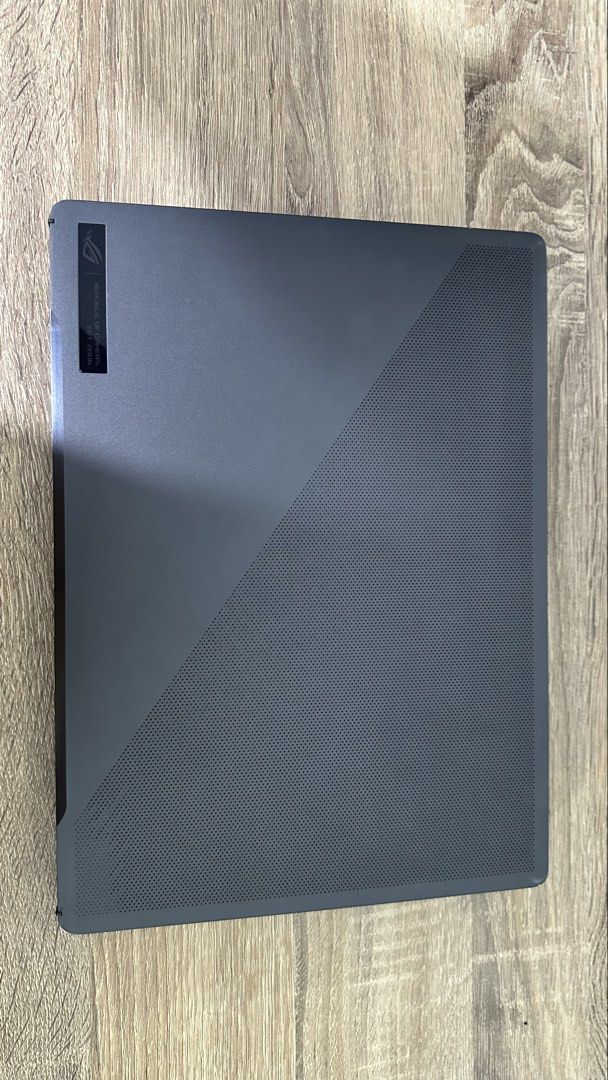 FOR SALE ASUS ROG GAMING LAPTOP (Category: Laptops & Notebooks) located in Manila. Submitted by silverpenguin.83a355 (Listing ID 1470281979, Image 2). Description: FOR SALE ASUS ROG GAMING LAPTOP Model: 14 Inch Asus ROG Zephyrus G14 GA402NU CPU: Ryzen 7 7735 HS 8-core/16-thread up to 4.7 GHz GPU: RTX 4050 32 GB RAM DDR5 5600 mhz 500 gb ssd Refresh Rate 165Hz COMPLETE WITH ORIGINAL CHARGER, ORIGINAL BOX, RECEIPT - PROOF HOW OLD IS THE ITEM 2024 na
