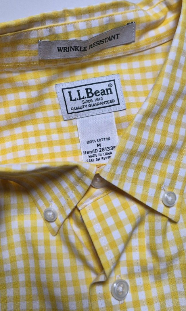 For Sale: LL Bean Gingham Button Down Shirt (Category: Formal Shirts) located in Pasig City. Submitted by radcuratesclothing2026 (Listing ID 1470346089, Image 3). Description: 🌺 For Sale 🌺 LL Bean Gingham Button Down Shirt •Size on tag is Medium but fits Large •Bought in Japan last year •No issues •P1,000 •Pasig #RadCuratesClothing.