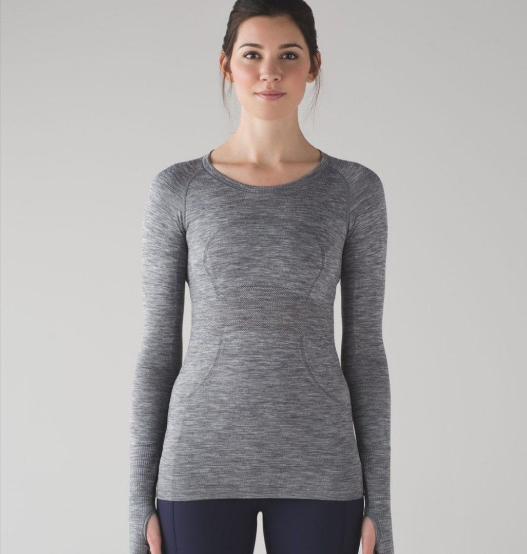 For Women - Lululemon - Swiftly Tech L/s (Category: Activewear) located in Bacolod City. Submitted by drop.ph (Listing ID 1470166119, Image 1). Description: Lululemon - Swiftly Tech L/s *Fits XS - 14-16x26 *Excellent *No Flaws *Price: 499php *Add SF if outside Bacolod City .