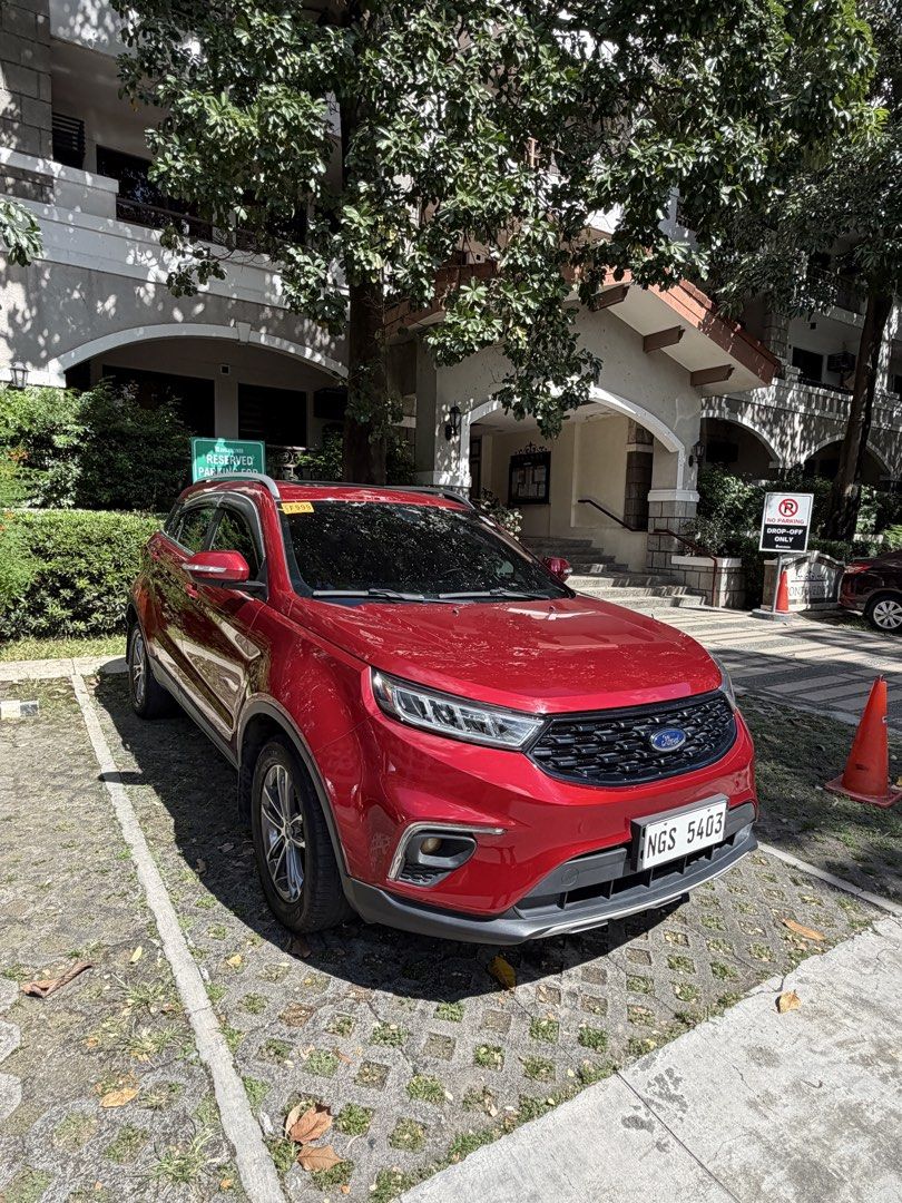 Ford Territory Trend Auto (Category: Used Cars) located in Las Pinas. Submitted by tiagoti (Listing ID 1470193641, Image 2). Description: FOR SALE: Ford Territory Trend 2021 Model: Ford Territory Trend Year: 2021 Transmission: Automatic Fuel Type: Gasoline Mileage: 33,839 Color: Ruby Red Price: 420,000 (negotiable) Location: Pasig Additional Details: Overall condition: Interior good, exterior good with minor wear and tear, no accident history. Ma