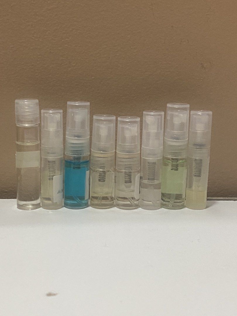 Fragrance Local Brand Decants (Category: Fragrance & Deodorants) located in Taguig. Submitted by drixdimaculangan (Listing ID 1470255312, Image 2). Description: list of fragrances Feralde Dynamis jem perfumery blizzard chic for men kraken cotidiano imperial ice cotidiano BIRI Lune De Verre Erba Chic for Men Loki Prime Monkey Glaukos see juice level in 2nd picture 📍Taguig, Manila via ship or meetup.