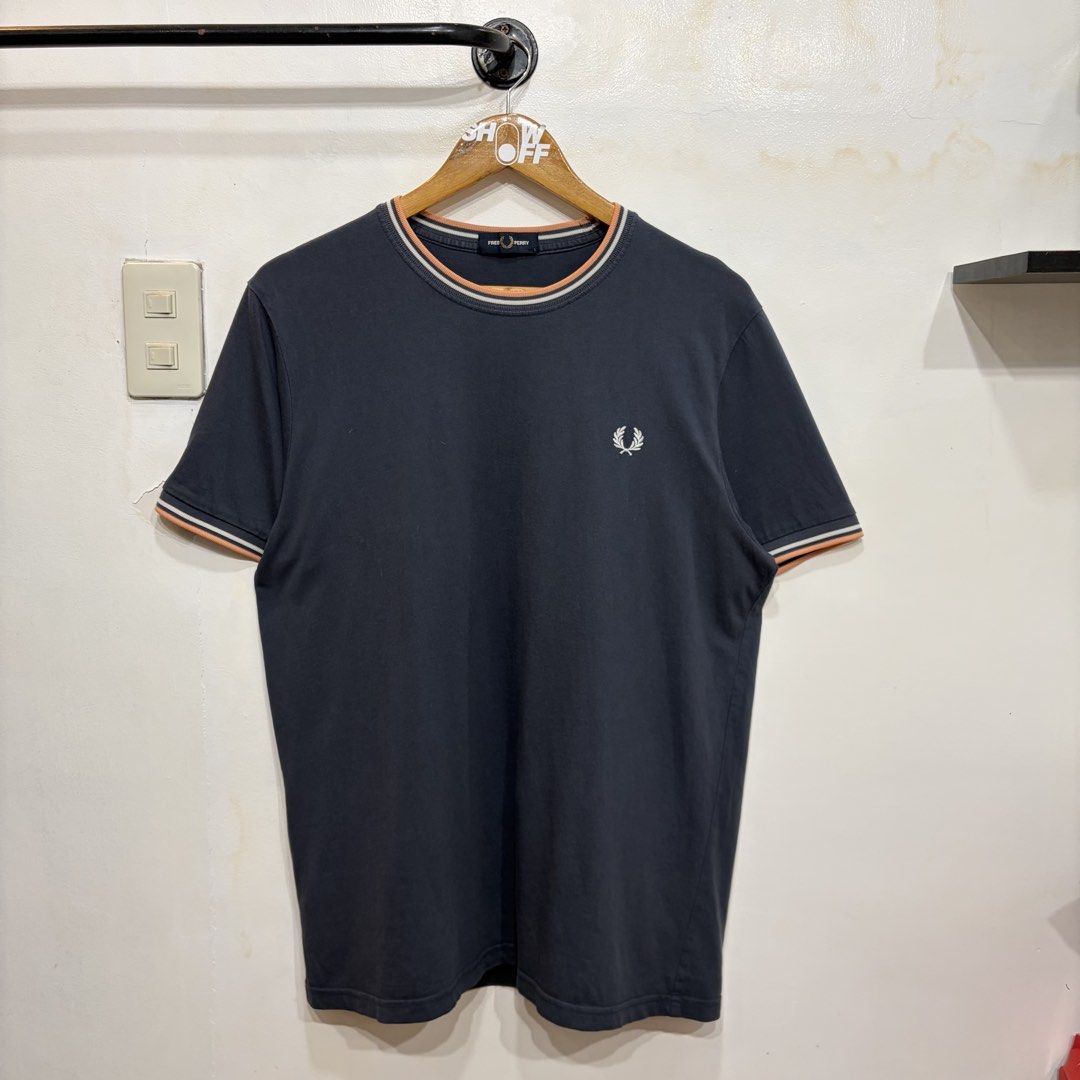 Fred Perry (Category: Tshirts & Polo Shirts ) located in Santa Rosa. Submitted by gardenofthrifts (Listing ID 1470181088, Image 1). Description: Shirt ₱1280 Large Width: 22 Length: 28.5 10/10 Condition Comment “Mine” below to purchase..
