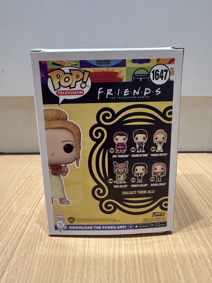 F.R.I.E.N.D.S Phoebe Buffay Funko Pop (Category: Figurines & Statues) located in Pasig City. Submitted by kristenfinds (Listing ID 1470309444, Image 2). Description: Message for more details. 🤍.