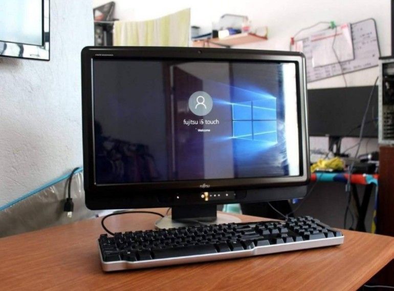 Fujitsu All in One PC Core2Duo 24 inch (Category: Desktops) located in Batangas. Submitted by curatedluxxe88 (Listing ID 1470176568, Image 2). Description: - Brand: Fujitsu All-in-One Desktop Computer - Display: 24-inch touchscreen - Processor: Intel Core2Duo - Storage: 320GB Hard Disk - Memory: 4GB RAM DDR3 - OS: Windows 10 installed (ready to use) - Features: Built-in Wi-Fi, camera, speaker, and DVD drive - Condition: No issues found, actual ph
