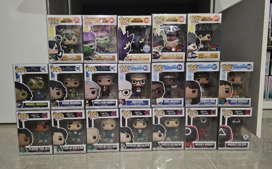Funko Pop Disney Pixar TV Series (Category: Designer & Blind Box Toys) located in Manila. Submitted by charissee12319 (Listing ID 1470252791, Image 3). Description: ✨️Funko Pop Disney, Pixar, MHA, TV Series✨️ - Frozen Set (3pcs) - 1.5k - Tiana Set (3pcs) - 2k - Little Mermaid Set (5pcs) - 3k - Mulan Set (3pcs) - 2k - Beauty and The Beast Set (5pcs) - 6.5k - Aurora and Maleficent - 1.8k - Aladdin Set (3pcs plus Jafar no box) - 3k - Tamatoa and Moa