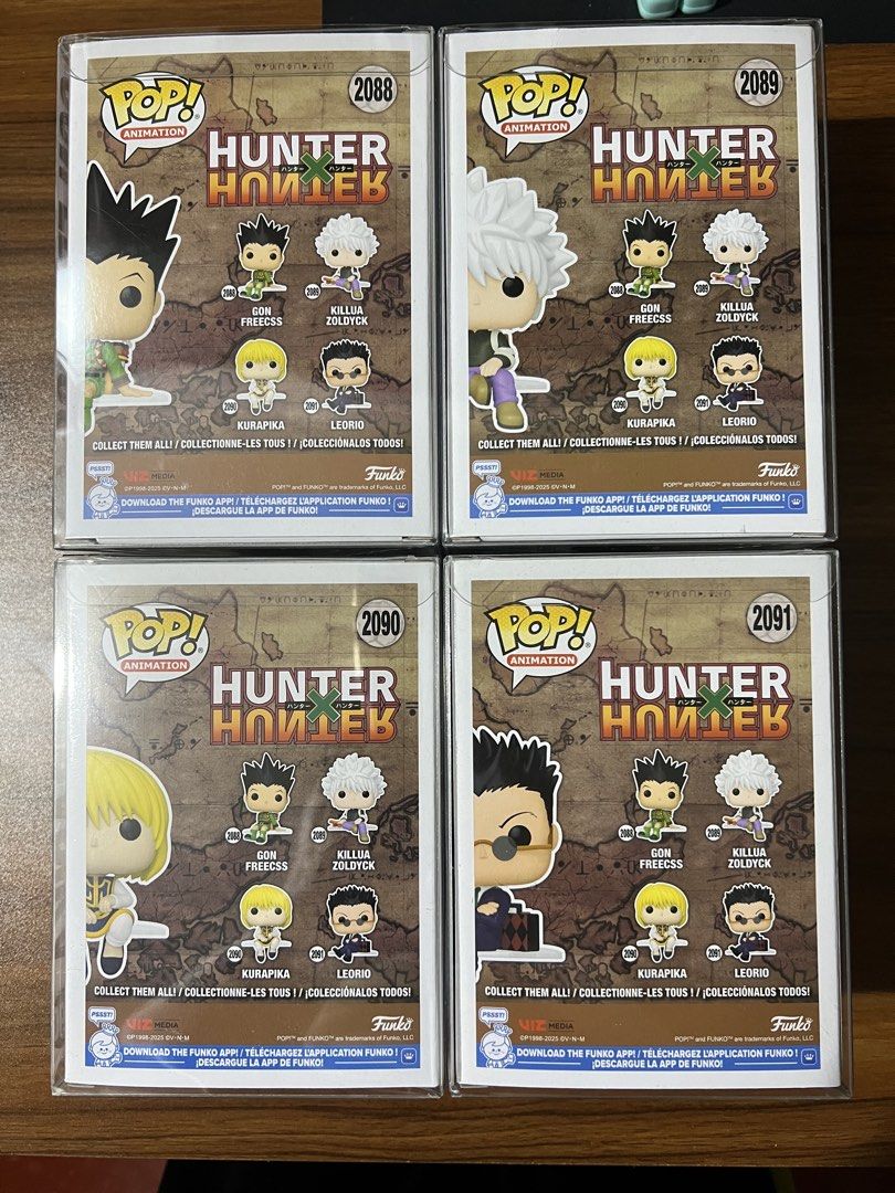 Funko Pop: Hunter x Hunter (Shelf Sitter) (Category: Designer & Blind Box Toys) located in Pasig City. Submitted by allukaxkillua (Listing ID 1470220150, Image 3). Description: For Sale Funko Pop: Hunter x Hunter (Shelf Sitter) Gon Freecss Killua Zoldyck Kurapika Leorio Price: ₱3000 *with protectors Location: Caniogan, Pasig City, Metro Manila MoD: Lalamove, Grab or any same day delivery booking app (buyer’s booking); J&T (payment first) MoP: GCa