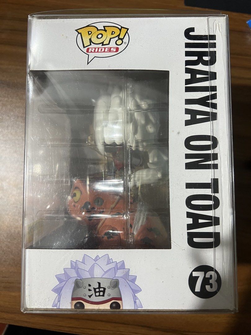 Funko Pop: Jiraiya on Toad (Category: Designer & Blind Box Toys) located in Pasig City. Submitted by allukaxkillua (Listing ID 1470216917, Image 2). Description: For Sale Funko Pop: Naruto Shippuden Jiraiya on Toad Price: ₱1500 *with protector Location: Caniogan, Pasig City, Metro Manila MoD: Lalamove, Grab or any same day delivery booking app (buyer’s booking); J&T (payment first) MoP: GCash, Maribank, UnionBank, Maya *shipping is buyer’s risk a
