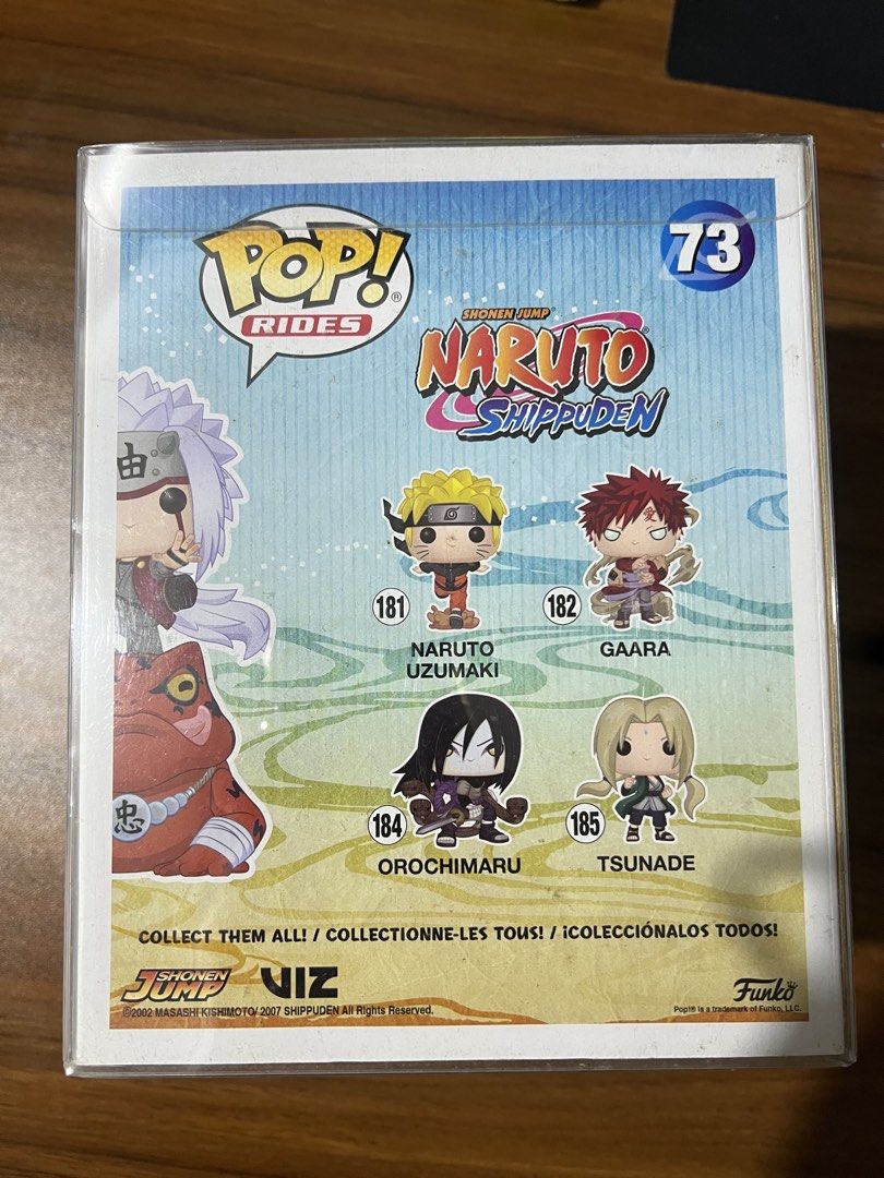 Funko Pop: Jiraiya on Toad (Category: Designer & Blind Box Toys) located in Pasig City. Submitted by allukaxkillua (Listing ID 1470216917, Image 3). Description: For Sale Funko Pop: Naruto Shippuden Jiraiya on Toad Price: ₱1500 *with protector Location: Caniogan, Pasig City, Metro Manila MoD: Lalamove, Grab or any same day delivery booking app (buyer’s booking); J&T (payment first) MoP: GCash, Maribank, UnionBank, Maya *shipping is buyer’s risk a