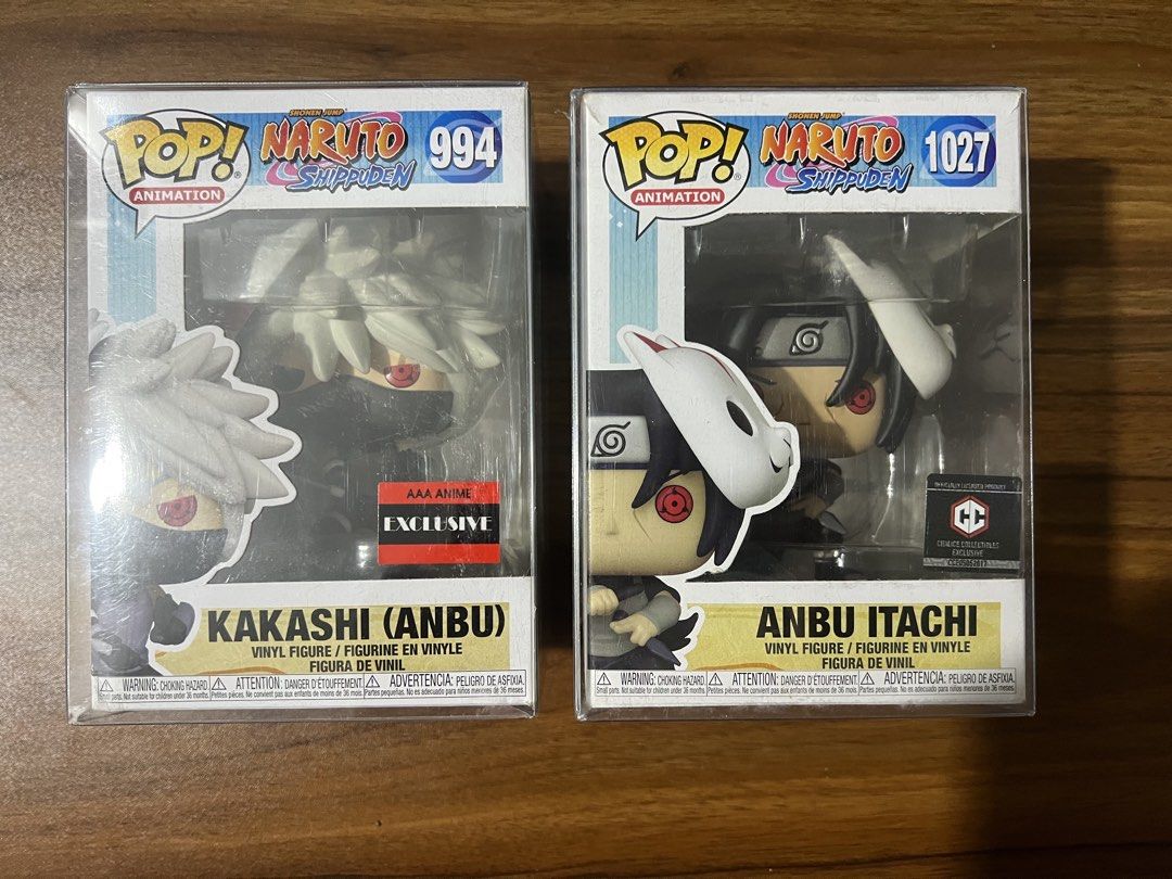 Funko Pop: Kakashi & Itachi (Anbu) (Category: Designer & Blind Box Toys) located in Pasig City. Submitted by allukaxkillua (Listing ID 1470218104, Image 1). Description: For Sale Funko Pop: Naruto Shippuden Kakashi (Anbu) Itachi (Anbu) Price: ₱1400 *with protectors Location: Caniogan, Pasig City, Metro Manila MoD: Lalamove, Grab or any same day delivery booking app (buyer’s booking); J&T (payment first) MoP: GCash, Maribank, UnionBank, Maya *ship