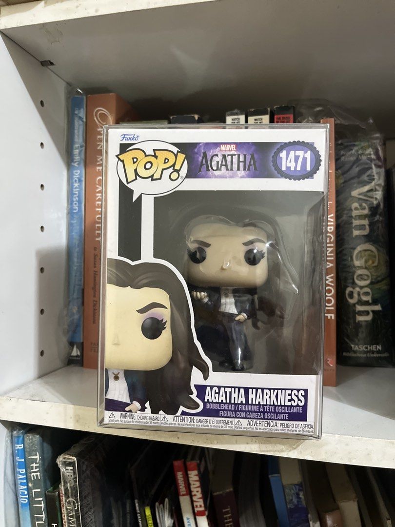 Funko Pop Marvel Agatha Harkness 1471 (Category: Designer & Blind Box Toys) located in Valenzuela. Submitted by lattemermaid (Listing ID 1470163238, Image 1). Description: - Mint condition - with BOSS protector - same-day delivery to ensure smooth delivery (from Valenzuela).