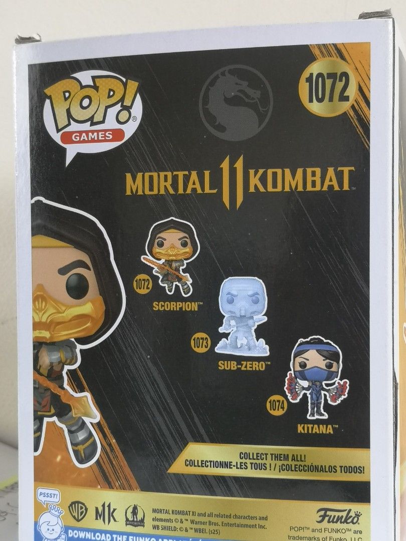 Funko Pop Mortal Kombat Scorpion (Category: Figurines & Statues) located in Quezon City. Submitted by jotioco (Listing ID 1470189571, Image 2). Description: .