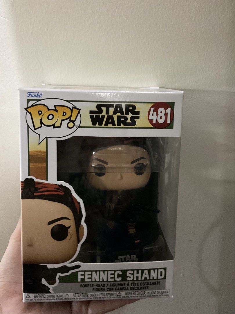 Funko Pop Star Wars - Fennec Shand 481 (Category: Figurines & Statues) located in Quezon City. Submitted by xeraphinasy (Listing ID 1470279767, Image 1). Description: - Item: Star Wars Fennec Shand Funko Pop! Vinyl Figure - Series/Box Number: Pop! #481 - Condition: Brand new, unopened in original packaging - Details: Features Fennec Shand seated with her weapon - Perfect for: Star Wars fans and Funko collectors.