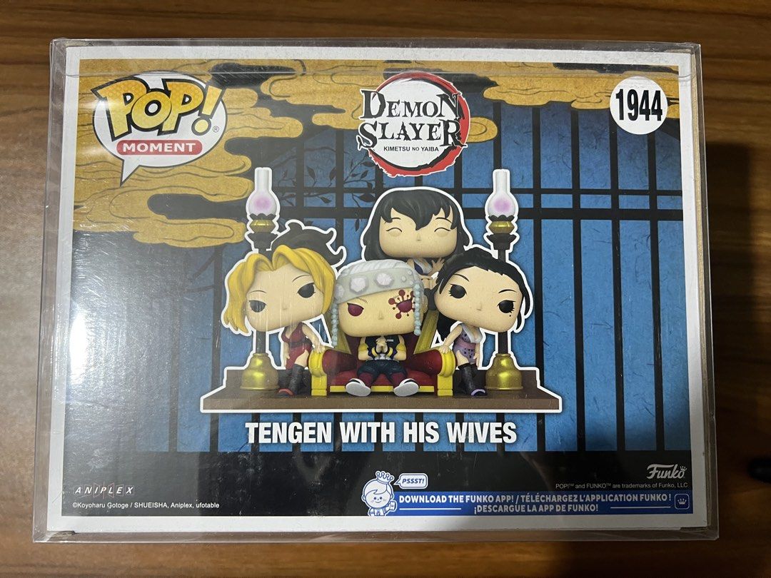 Funko Pop: Tengen with his Wives (Category: Designer & Blind Box Toys) located in Pasig City. Submitted by allukaxkillua (Listing ID 1470220663, Image 3). Description: For Sale Funko Pop: Demon Slayer Tengen with his Wives Price: ₱2000 *with protector Location: Caniogan, Pasig City, Metro Manila MoD: Lalamove, Grab or any same day delivery booking app (buyer’s booking); J&T (payment first) MoP: GCash, Maribank, UnionBank, Maya *shipping is buyer’
