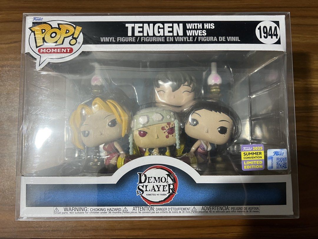 Funko Pop: Tengen with his Wives (Category: Designer & Blind Box Toys) located in Pasig City. Submitted by allukaxkillua (Listing ID 1470220663, Image 1). Description: For Sale Funko Pop: Demon Slayer Tengen with his Wives Price: ₱2000 *with protector Location: Caniogan, Pasig City, Metro Manila MoD: Lalamove, Grab or any same day delivery booking app (buyer’s booking); J&T (payment first) MoP: GCash, Maribank, UnionBank, Maya *shipping is buyer’