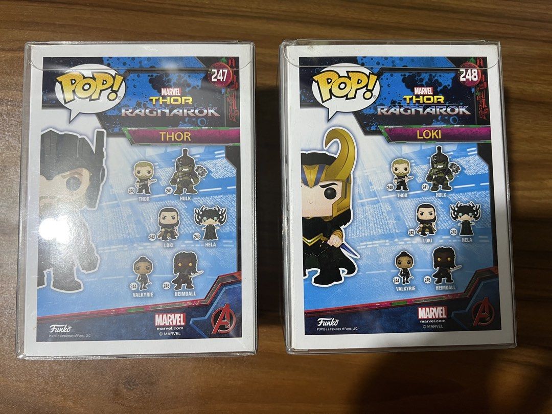 Funko Pop: Thor & Loki (Ragnarok) MCC (Category: Designer & Blind Box Toys) located in Pasig City. Submitted by allukaxkillua (Listing ID 1470226673, Image 3). Description: For Sale Funko Pop: Thor Ragnarok Thor (MCC) Loki (MCC) Price: ₱3500 *with protectors Location: Caniogan, Pasig City, Metro Manila MoD: Lalamove, Grab or any same day delivery booking app (buyer’s booking); J&T (payment first) MoP: GCash, Maribank, UnionBank, Maya *shipping is