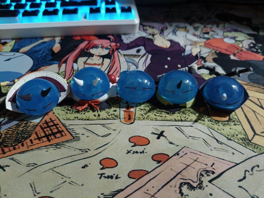 Gachapon Slime V2 & V4 Set (Category: Figurines & Statues) located in Quezon City. Submitted by zexa105 (Listing ID 1470333102, Image 1). Description: Both Sets Loose, No Gacha Ball, No Issue 2200 For both Sets, Sale until End of October Loc: QC, Bagong Lipunan ng Crame MOP: Gcash/PayMaya .
