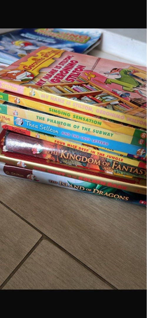 Geronimo Stilton books and Young Scientists magazines bundle, Hobbies