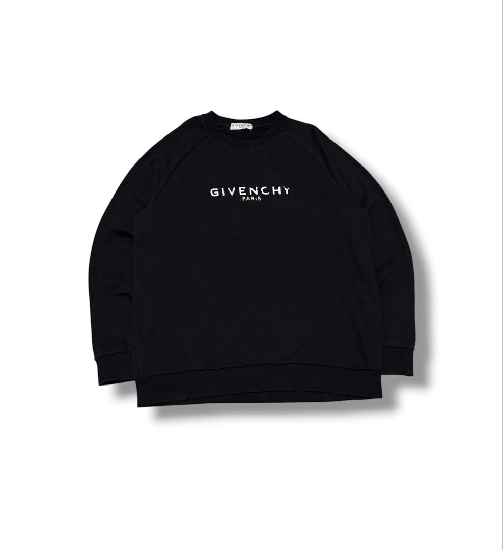 Givenchy Paris Sweater (Category: Luxury Apparel) located in Bulacan. Submitted by sanjisthrift (Listing ID 1470300230, Image 1). Description: Size XL Width 23 Length 27 Excellent Condition 9/10.