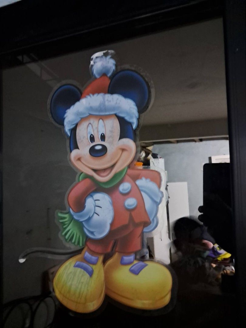 Glass sticker (Category: Other Home Decor) located in Cavite. Submitted by secretjapansurplus (Listing ID 1470201955, Image 2). Description: 22 pcs availble Mickey & Minnie Christmas Window Glass Cling Sticker Bring the magic of the holiday season to your home with this festive Disney window sticker! Featuring Mickey and Minnie Mouse in their cheerful winter holiday outfits, it is the perfect decoration to brighten up your space for Christmas. Ke