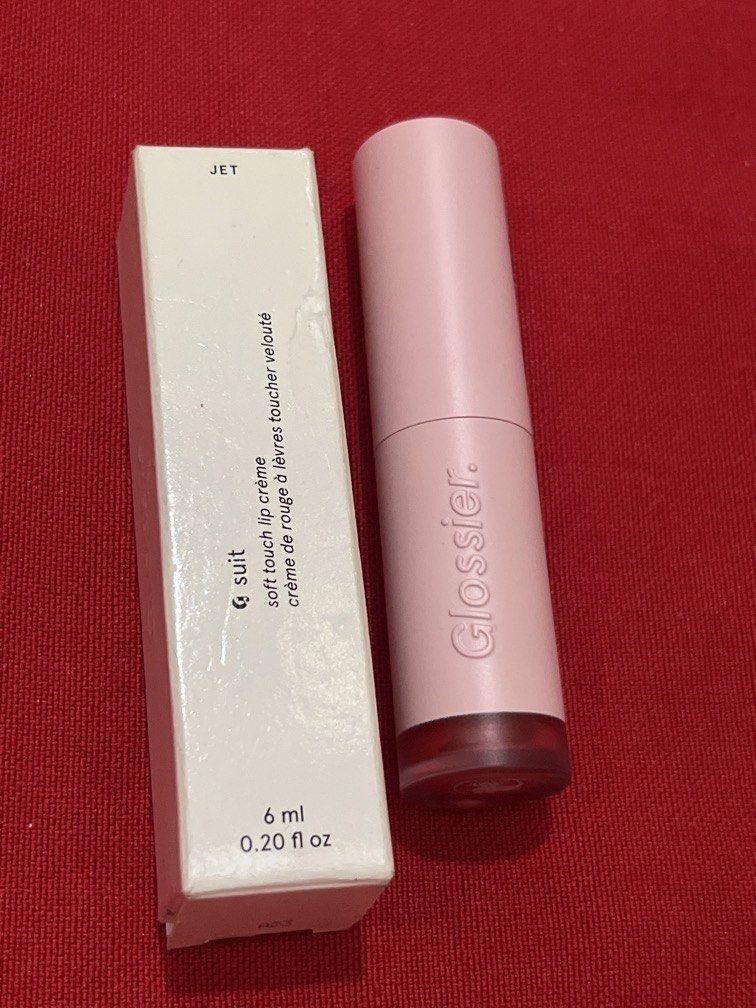 GLOSSIER SILT SOFT TOUCH LIP CREME JET (Category: Makeup) located in Manila. Submitted by luxeclassyshop (Listing ID 1470166183, Image 2). Description: GLOSSIER SUIT SOFT TOUCH LIP CREME SHADE JET 6ml 1.