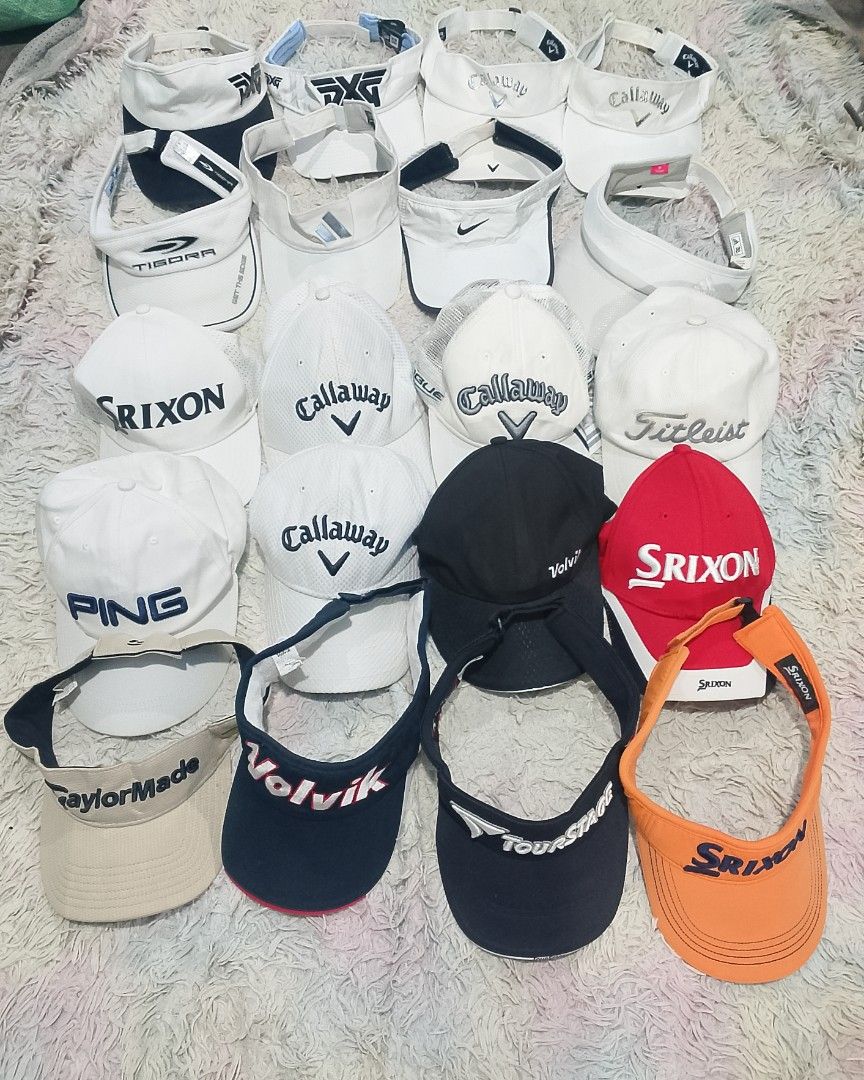GOLF CAP (Category: Activewear) located in Manila. Submitted by clintstone07 (Listing ID 1470300729, Image 1). Description: FOR SALE ❗❗ GOLF CAP 🧢 MEN & WOMEN BOTH EXCELLENT CONDITION 💯 ONE SIZE ADJUSTABLE TITLEIST CALLAWAY TAYLORMADE NIKE ADIDAS SRIXON VOLVIK PING.