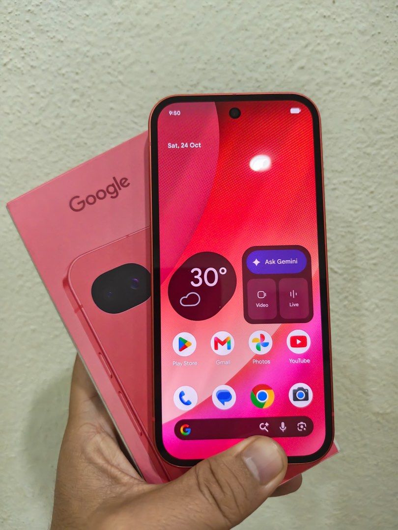 Google Pixel 10a 256gb (Category: Google Pixel) located in Sungai Petani. Submitted by hnfrhn (Listing ID 1470169607, Image 2). Description: Google pixel 10a 256gb berry fullset Used like new Rm1999 nett price.