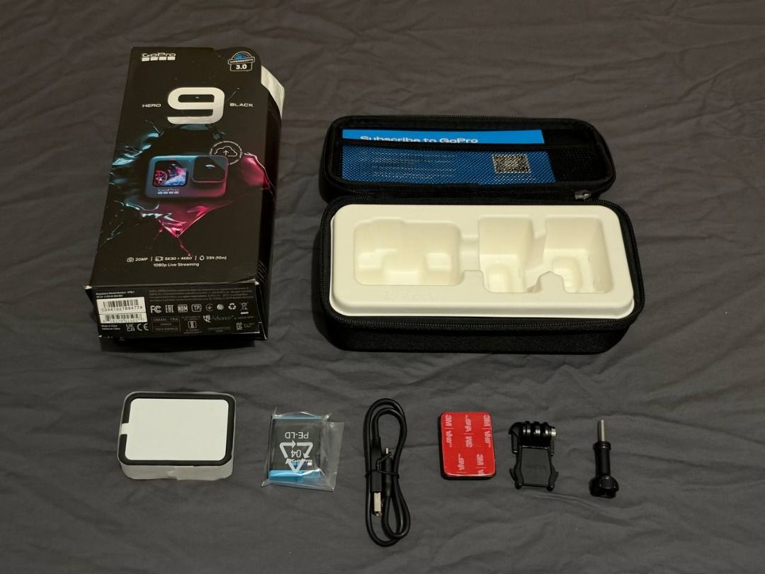 GoPro HERO9 Black Action Camera (Category: Cameras) located in Mandaluyong City. Submitted by mandaluyongseller (Listing ID 1470207856, Image 3). Description: ✨ CONDITION: BRAND NEW — NEVER USED! ✅ Only opened to check if the package was complete ✅ Never used and never even turned on ✅ Fresh, unused unit ✅ Package only checked for completeness 📩 SEND ME A MESSAGE .