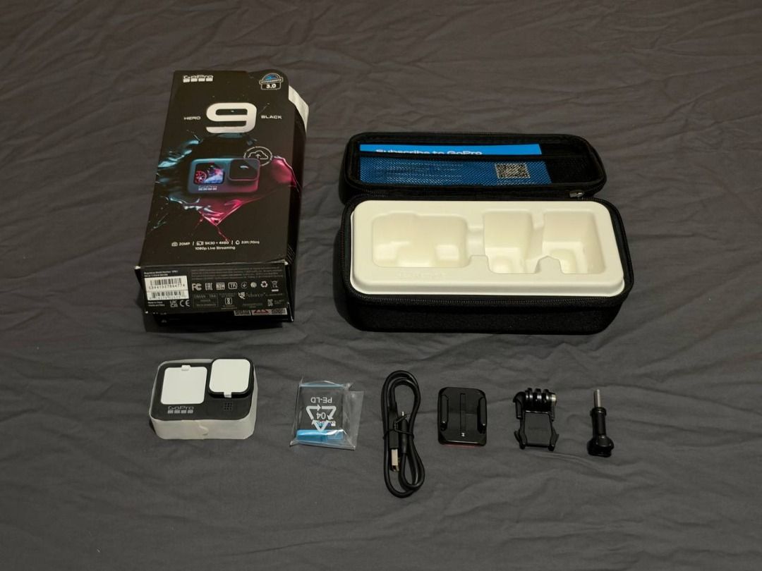 GoPro HERO9 Black Action Camera (Category: Cameras) located in Mandaluyong City. Submitted by mandaluyongseller (Listing ID 1470207856, Image 2). Description: ✨ CONDITION: BRAND NEW — NEVER USED! ✅ Only opened to check if the package was complete ✅ Never used and never even turned on ✅ Fresh, unused unit ✅ Package only checked for completeness 📩 SEND ME A MESSAGE .