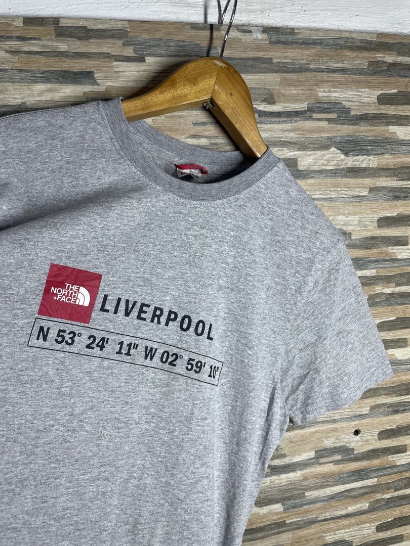 GPS Logo The North Face Liverpool Tshirt (Category: Tshirts & Polo Shirts ) located in Cabuyao City. Submitted by randelwru (Listing ID 1470160587, Image 3). Description: GPS Logo The North Face Liverpool Tshirt Size Small Width 19 Length 28 Excellent Condition 460🏷️Pesos Cabuyao Laguna📍.