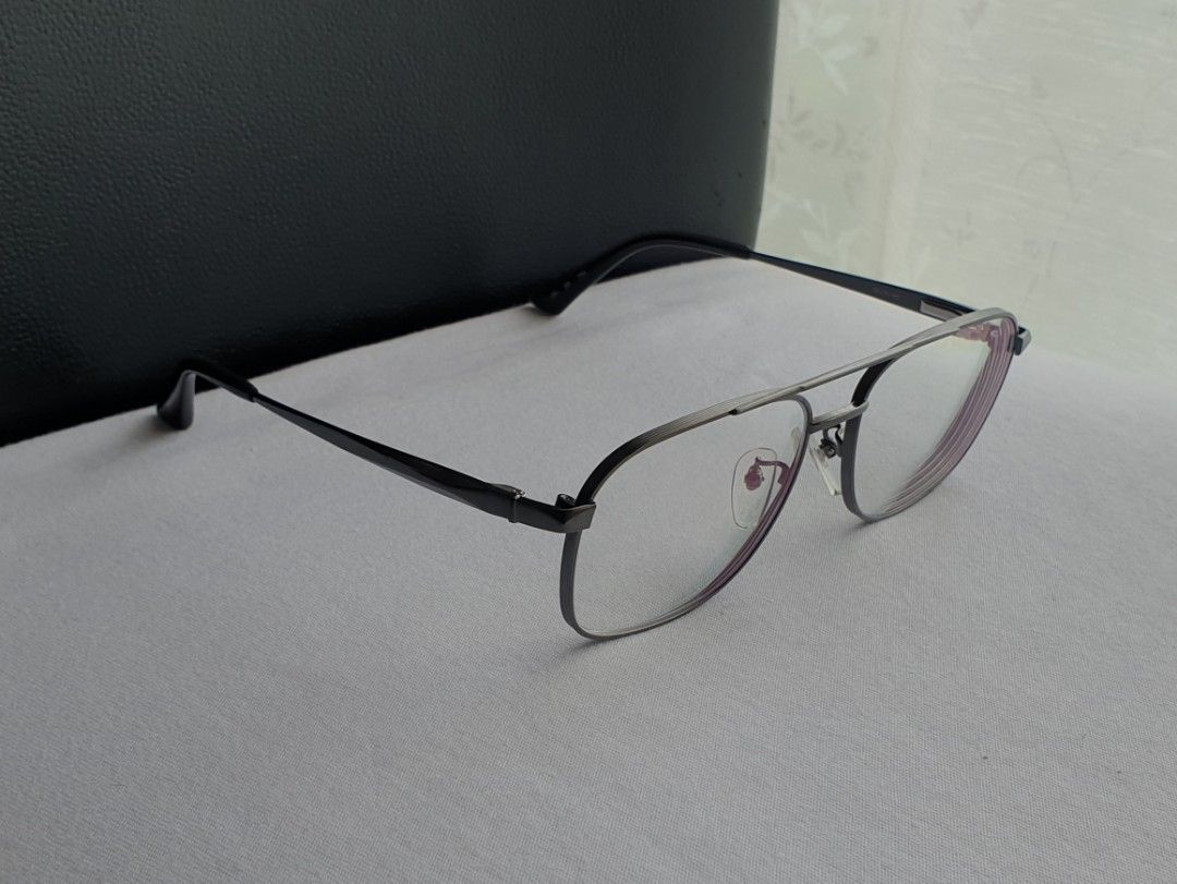 Grado Titanium Aviator Eyeglass Frame (Category: Sunglasses & Eyewear) located in Quezon City. Submitted by WasalakTwo (Listing ID 1470232635, Image 3). Description: Bought in Japan Good as new Durable and high quality Excellent condition Lens are graded, but replaceable Open for delivery nationwide Front Width 14cm Front Height 4.4cm.