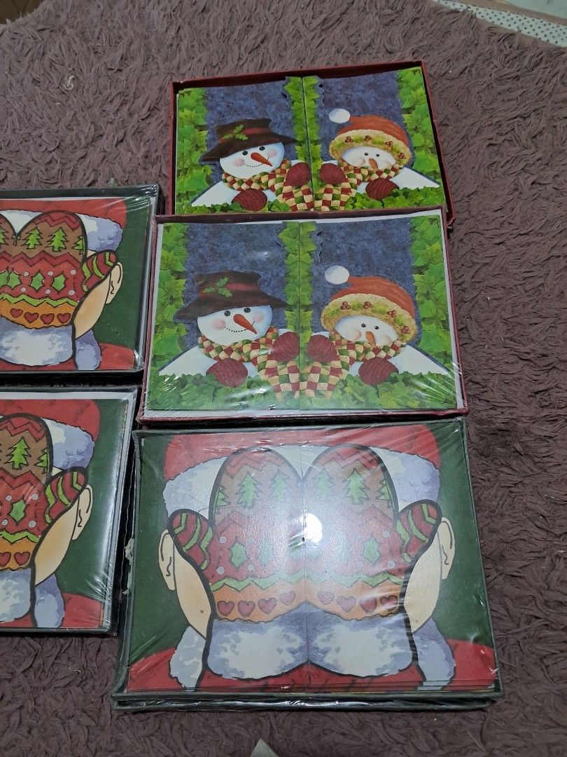 Greeting cards (Category: Vintage Collectibles) located in Cavite. Submitted by secretjapansurplus (Listing ID 1470194515, Image 1). Description: Affordable Christmas Greeting Cards 🎄 Spread the holiday cheer without breaking the bank! • Price: ₱20 per box • Availability: 6 boxes left (2 designs available) • Inside Each Box: 6 Holiday Cards + 6 White Envelopes • Condition: Brand new & plastic-sealed 📩 Send a PM to order yours while supplies las