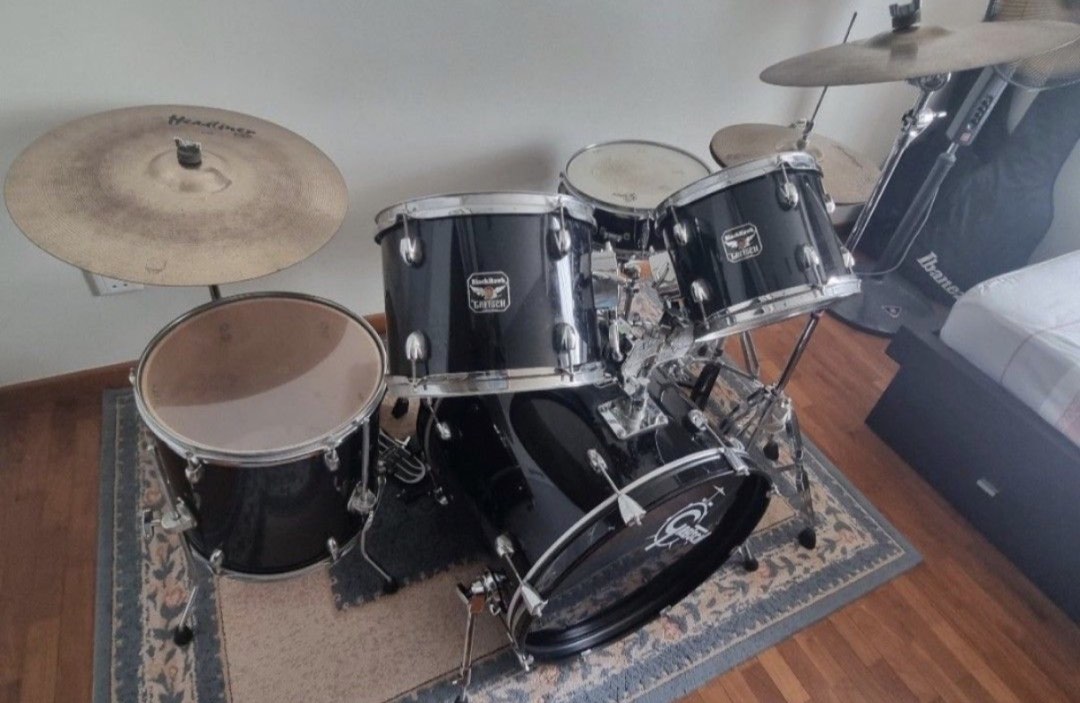 Gretsch Blackhawk Drum snare and bass, Hobbies & Lifestyle, Musical ...