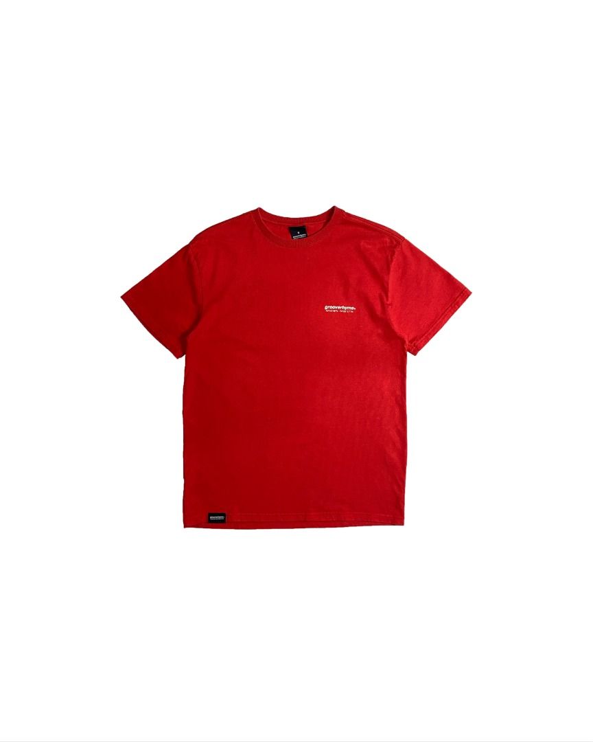 GROOVERHYME TEE (Category: Tshirts & Polo Shirts ) located in Davao. Submitted by premiumdept. (Listing ID 1470348824, Image 1). Description: GROOVERHYME TEE Size: Medium Dimes: 20 x 27 Color rate: 9/10 Condition:Excellent Issue(s): None _ - Sf buyers expenses - Check details before buying - Color may vary due to lighting - Manage your expectations, issues may not be seen or indicated..