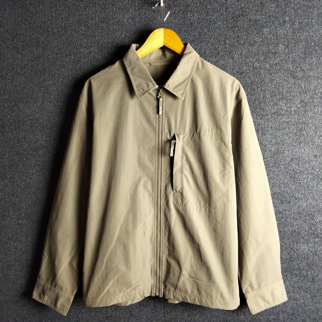 GU ZIP-UP UTILITY JACKET (Category: Coats, Jackets and Outerwear) located in Bulacan. Submitted by jibbxthrift (Listing ID 1470244819, Image 2). Description: GU ZIP-UP UTILITY JACKET SIZE: LARGE PRICE: 899+SF DIMES: (WIDTH 23) (LENGTH 27) COLOR RATE: 10/10 CONDITION: GOOD AS NEW ISSUE: NONE LOCATION: SJDM BULACAN CODE: #376 PM IF YOU ARE INTERESTED📩 MOP: THRU GCASH COURIER: J&T.