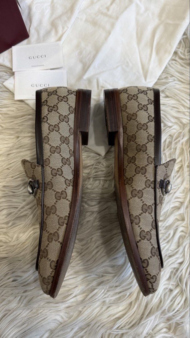 Gucci GG Canvas Loafers (Category: Dress Shoes) located in Manila. Submitted by mamk0823 (Listing ID 1470231317, Image 3). Description: SIZE 8.5 MENS.